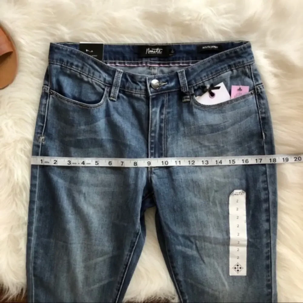 Nanette Lepore Nolita Skinny Embroidered Jeans NWT